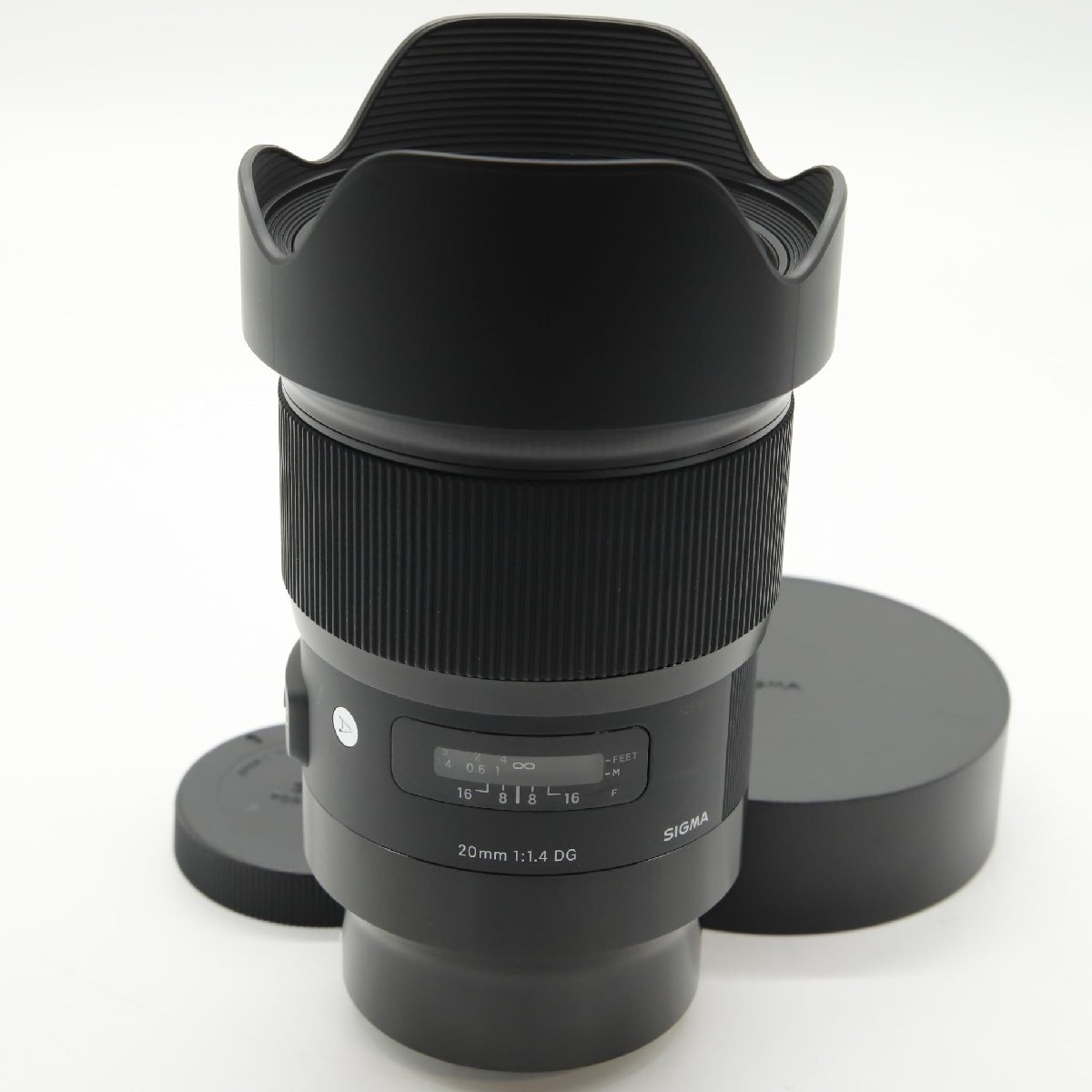 【並品】SIGMA 単焦点広角レンズ 20mm F1.4 DG HSM SONY-Eマウント用 ミラーレス(フルサイズ)専用拍卖