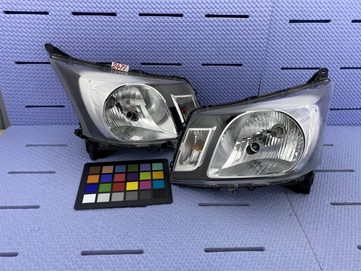 2471 * ムーヴ LA100S LA110S 後期 ヘッドライト 左右 ハロゲン レベ付 W1148拍卖