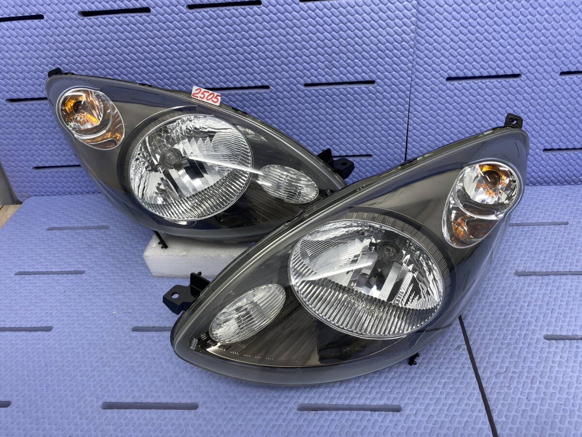 2505 * スモーク * ライフ JB5 ヘッドライト 左右 スタンレー P6183 ハロゲン レべ付 拍卖