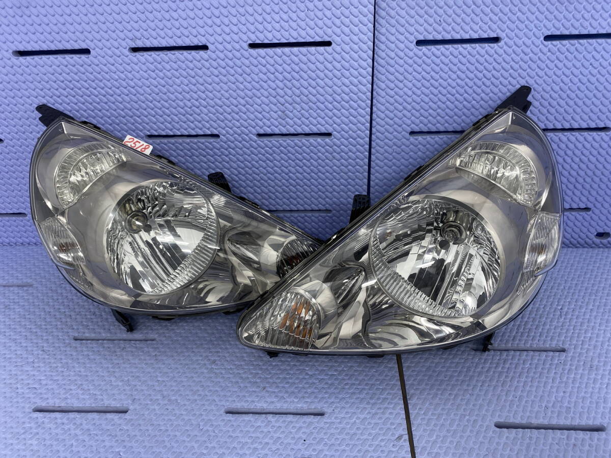 2518 * フィット GD1 前期 * * ヘッドライト 左右 レベ無 スタンレー P1680拍卖