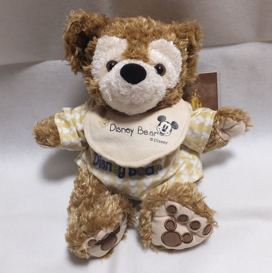 海外ディズニー ディズニーベア ベビー ぬいぐるみ ブックレット付き ディズニーランド ダッフィー タグ付拍卖