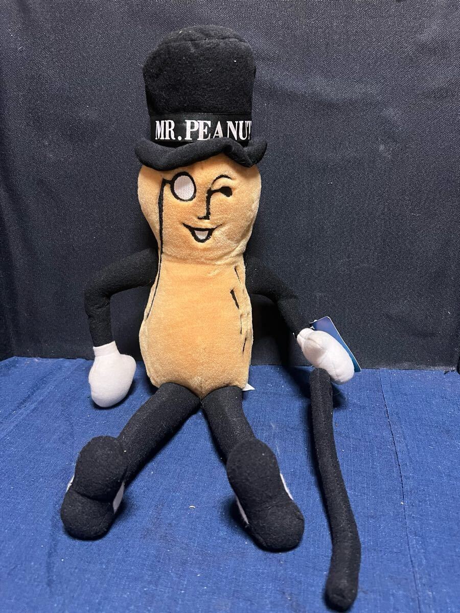 プランターズ社 マスコットキャラクター「ミスター・ピーナッツ」ぬいぐるみ アメリカン雑貨 スナック食品拍卖