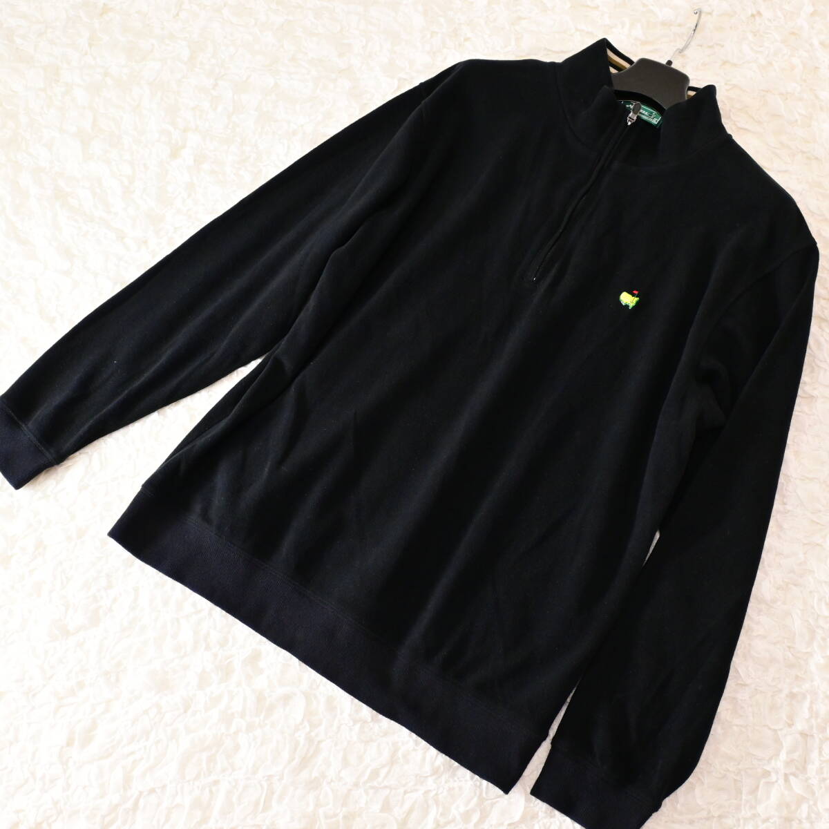 V1 Men L マスターズ 黒 長袖プルオーバー拍卖