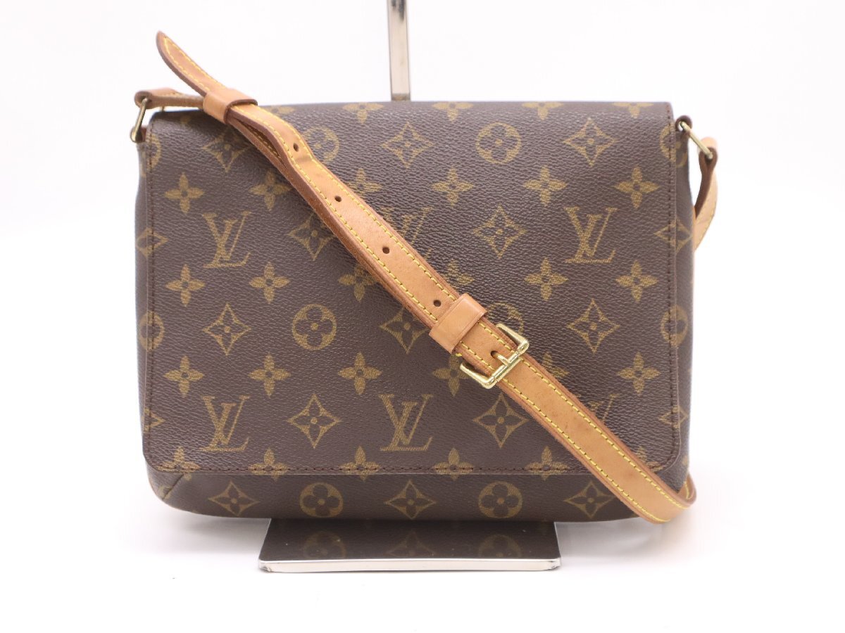 【即日発送可・3日以内返品可】 LOUIS VUITTON ルイヴィトン M51257 モノグラム ミュゼット タンゴ ショート拍卖