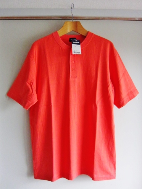 新品 未使用 ユニクロ タグ付き シャツ サイズL Tシャツ 半袖 メンズ Brand ブランド オレンジ 得 特拍卖