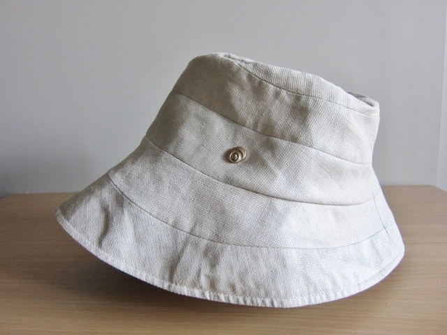 LANVIN 帽子 軽量 LANVIN COLLECTION ハット ランバン 折りたたみハット 麻100% 婦人帽子 Brand ブランド 軽量 折りたたみ帽子 レア 特 得拍卖