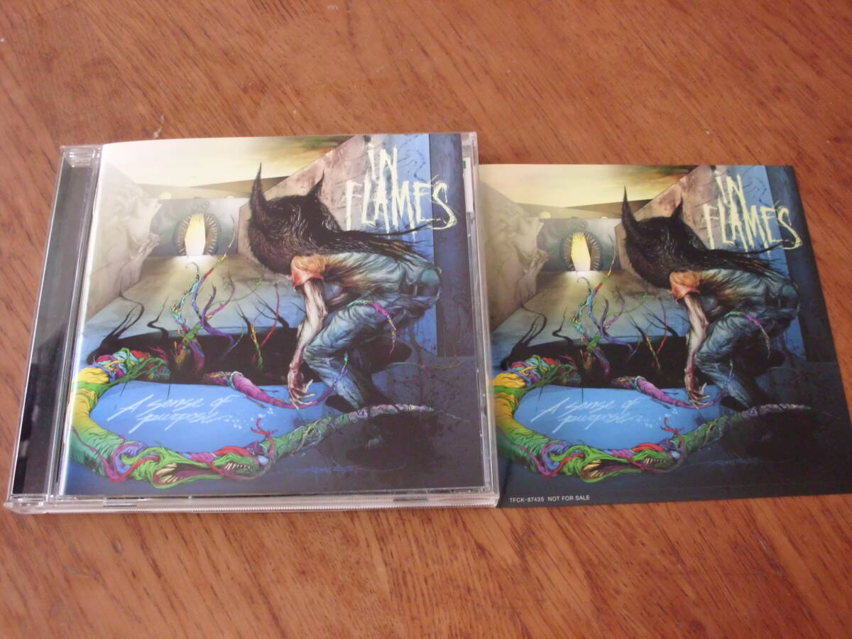 IN FLAMES/A SE SENSE OF PURPOSE 国内盤 ステッカー付拍卖