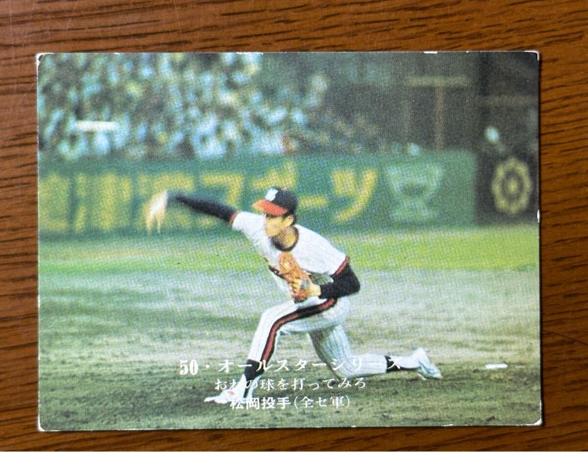 カルビー プロ野球カード’75 No.22 / 50オールスターシリーズ拍卖