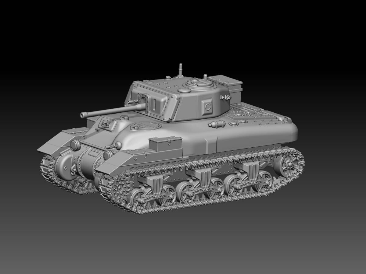 1/72 レジンキット 未塗装 WWⅡ カナダ軍 ラム巡航戦車 Ram Mk.II 250626拍卖