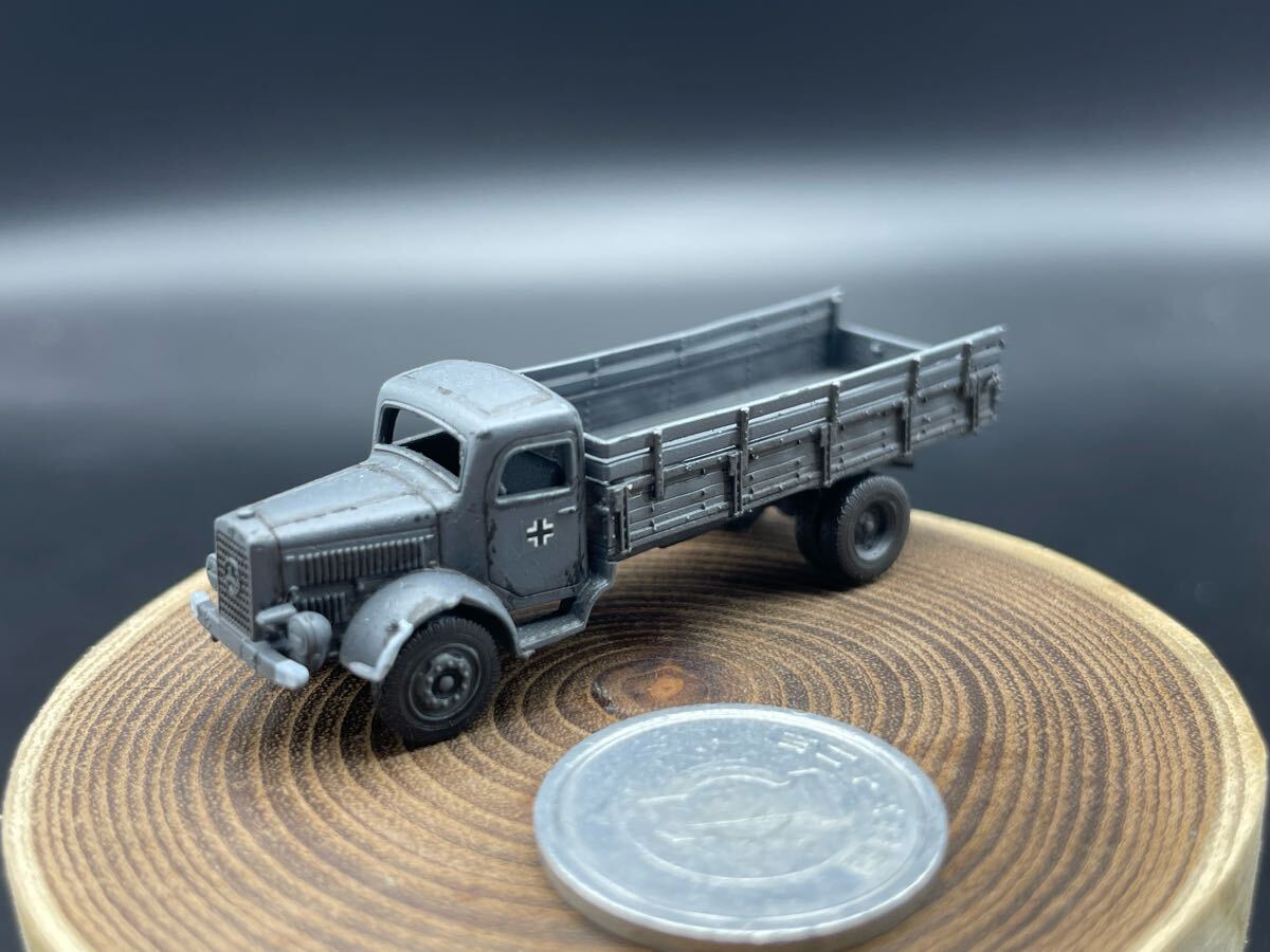 1/144 完成品 塗装済 WW2 ドイツ軍 メルセデス・ベンツ L4500 4.5tラック ワールドタンクミュージアム 250731拍卖