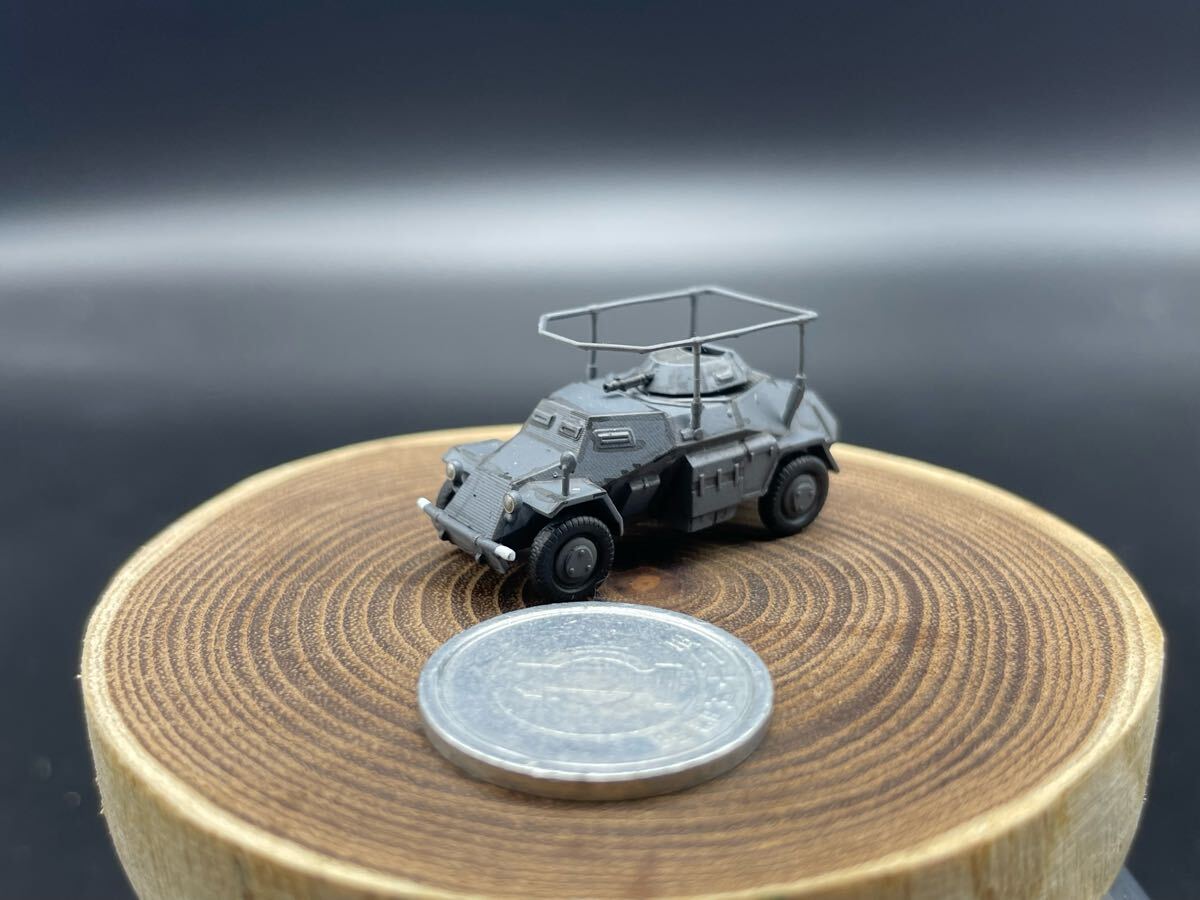 1/144 完成品 塗装済 WWⅡ ドイツ軍 4輪装甲車 Sd.Kfz.223 戦車 ワールドタンクミュージアム 250731拍卖