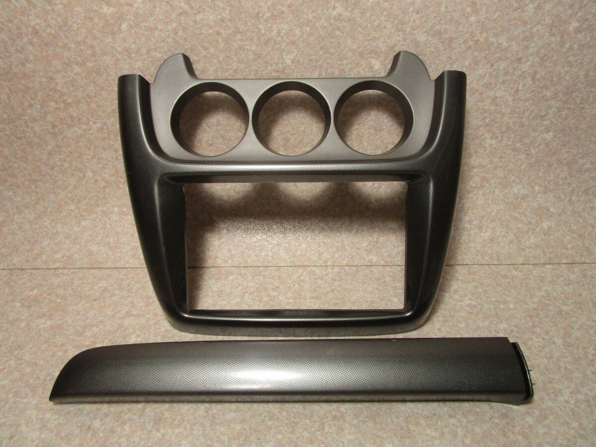 バモス HM1/HM2 センターパネル オーディオパネル 77211-S8R-0030 77215-S8R-0030 インパネ カーボン調 シルバー塗装拍卖