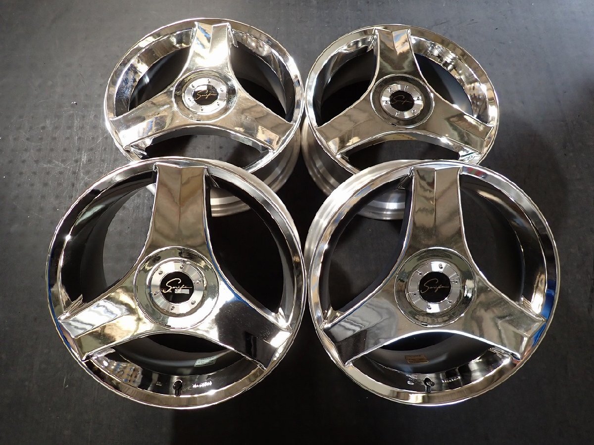 RK11385【送料無料17インチ】4本 ENKEI製? レーベンハート ユーロハート? 中古ホイール メーカー不明 ●17×7J 100-114.3/5H ET48●拍卖