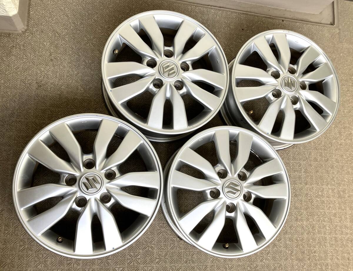 スズキランディ純正アルミホイール15×5.5J 5穴+45 中古4本 セレナ他 日曜手渡しor着払い拍卖