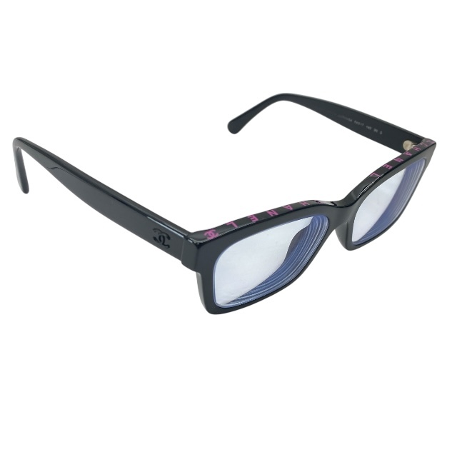 CHANEL シャネル 5417-A c.1711/S4 54□17 140 度有 眼鏡 メガネ アイウェア ココマーク ロゴ プラスチック ブラック ピンク拍卖
