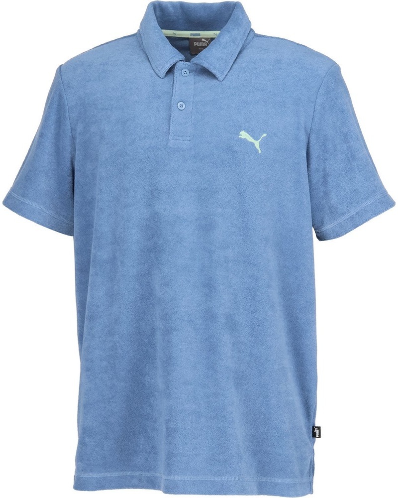 XL★プーマ/PUMA★通気性・吸汗速乾・SUMMER PACK パイル生地・ポロシャツ【品番:680676 20/定価5,890円】ブルー●ポリエステル72%/綿28%拍卖