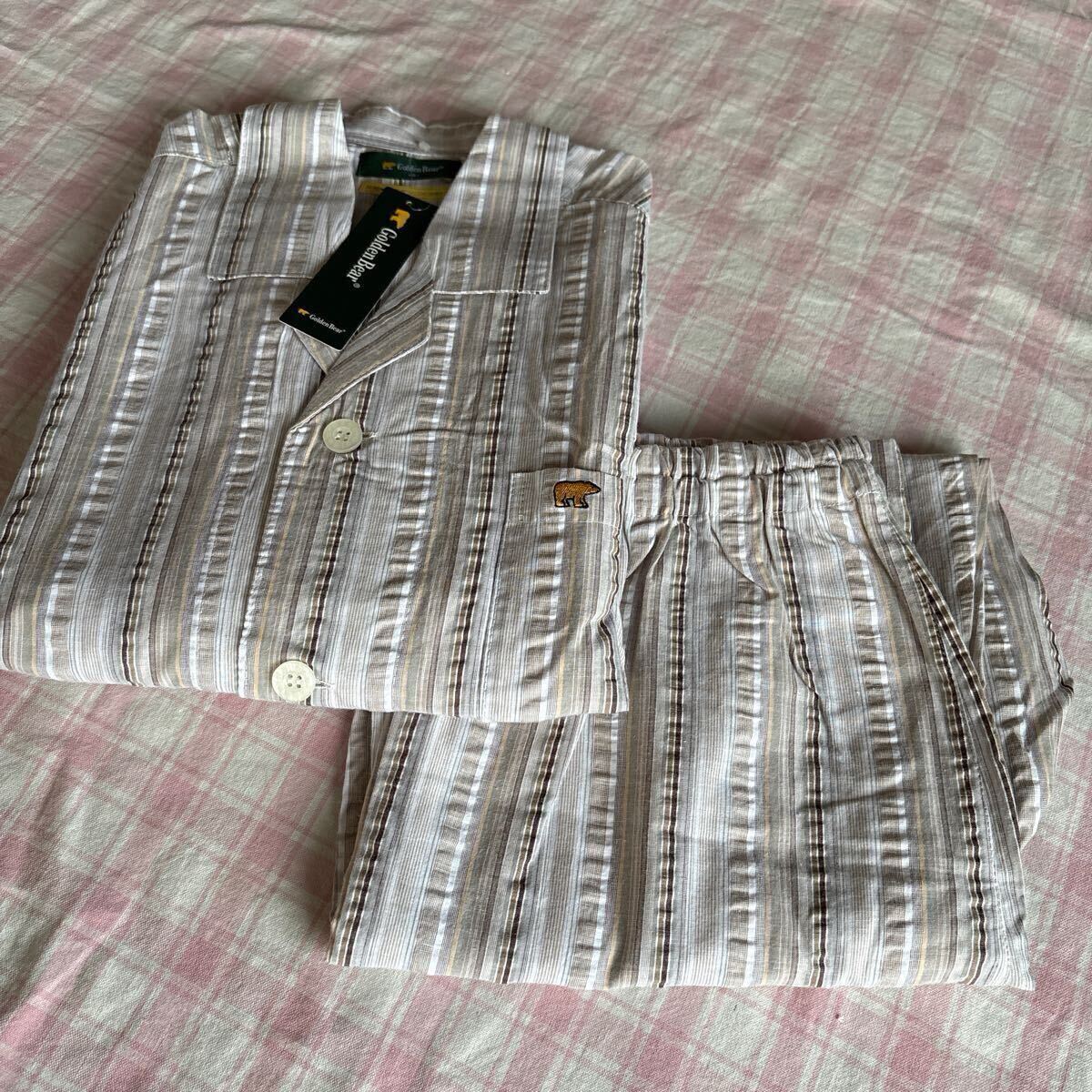 送料無料!ゴールデンベア メンズパジャマS(Mサイズ相当)拍卖