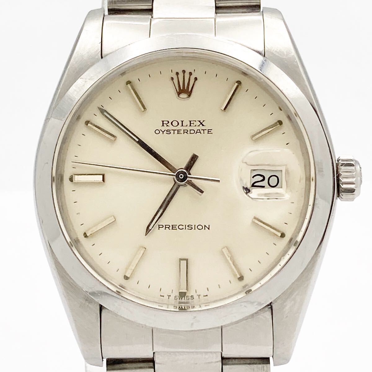 ROLEX OYSTER DATE PRECISION ロレックス オイスターデイト プレジション 6894 オイスターブレス 557 メンズ 自動巻 腕時計 alp拍卖