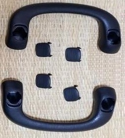 ■新品純正■ 200系 ハイエース Aピラー左右アシストグリップ セット ブラック拍卖