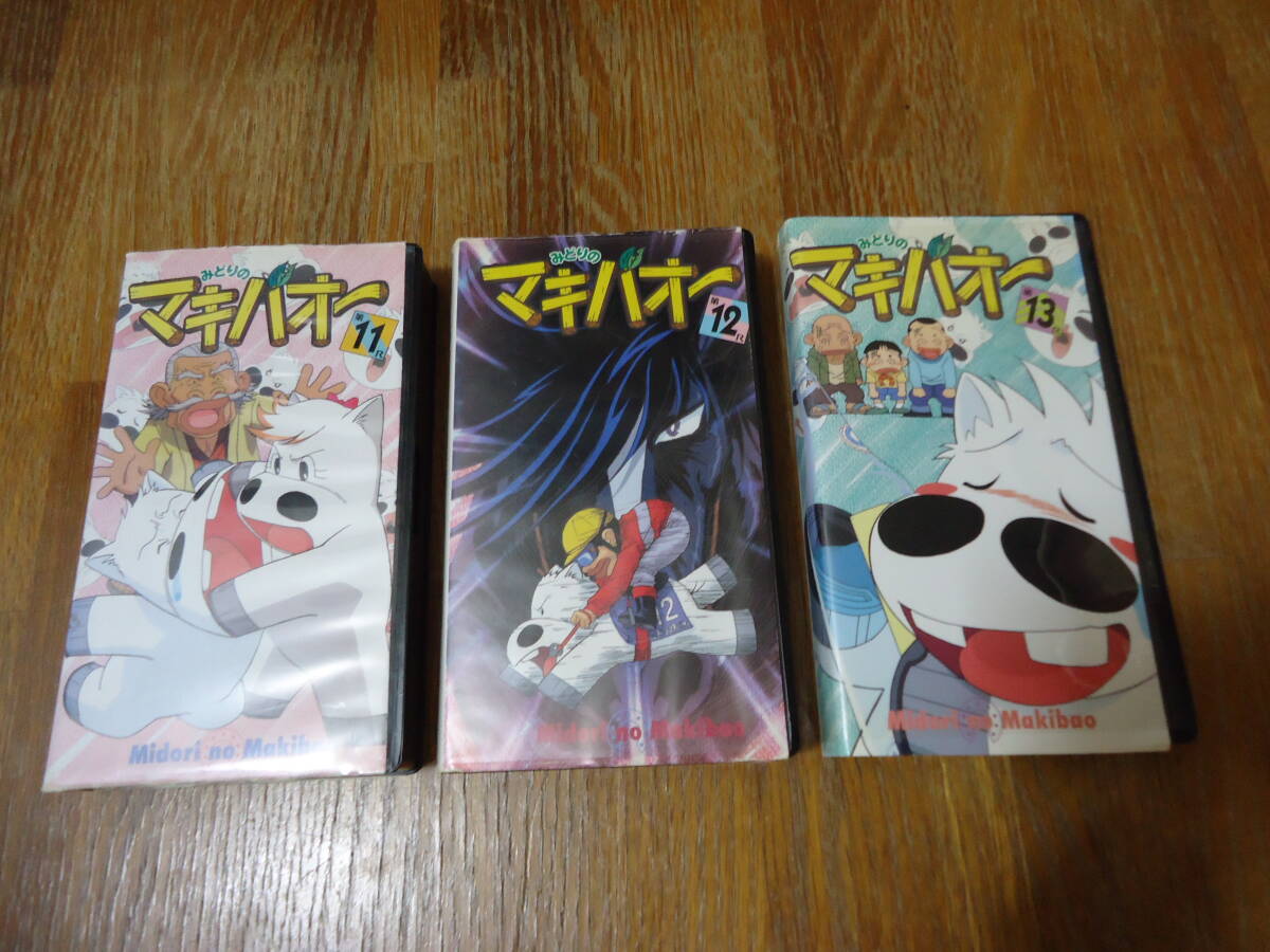 みどりのマキバオー11,12,13 VHSビデオテープ レンタル落ち版 3本 + 第1話~全話(60話)全巻分DVDのおまけ付き 競馬拍卖