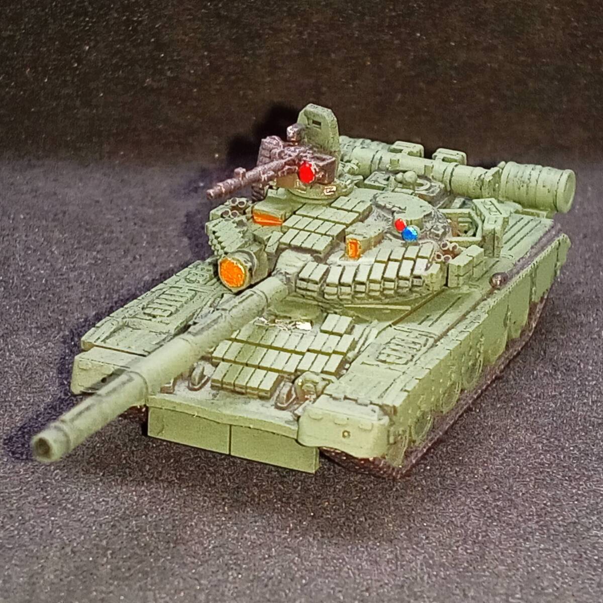 ●完成品1/144 T80BV主力戦車,”爆発装甲装着!新世代戦車!”,ロシア,ソ連,現代,自作ver拍卖