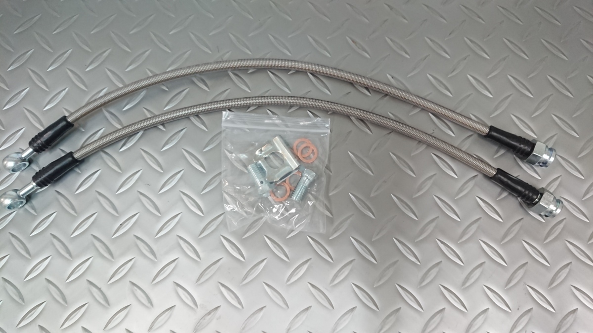 58~64 インパラ ディスク用 ブレード ブレーキホース フロント シボレー ベルエア 左右SET CPPなどに ローライダー拍卖