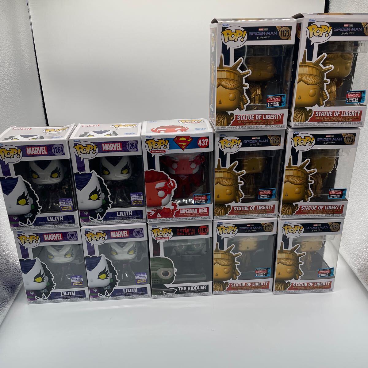 Funko Pop! ファンコ ポップ DC ディーシー Comic con コミコン スーパーマン(レッド) フィギュア 自由の女神 12点拍卖
