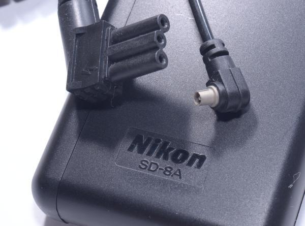 【6T】Nikon High Performance Battery Pack SD-8A 収納ケースなし 年式相応 SB-26おまけ スレーブで多灯増灯の補助灯として拍卖