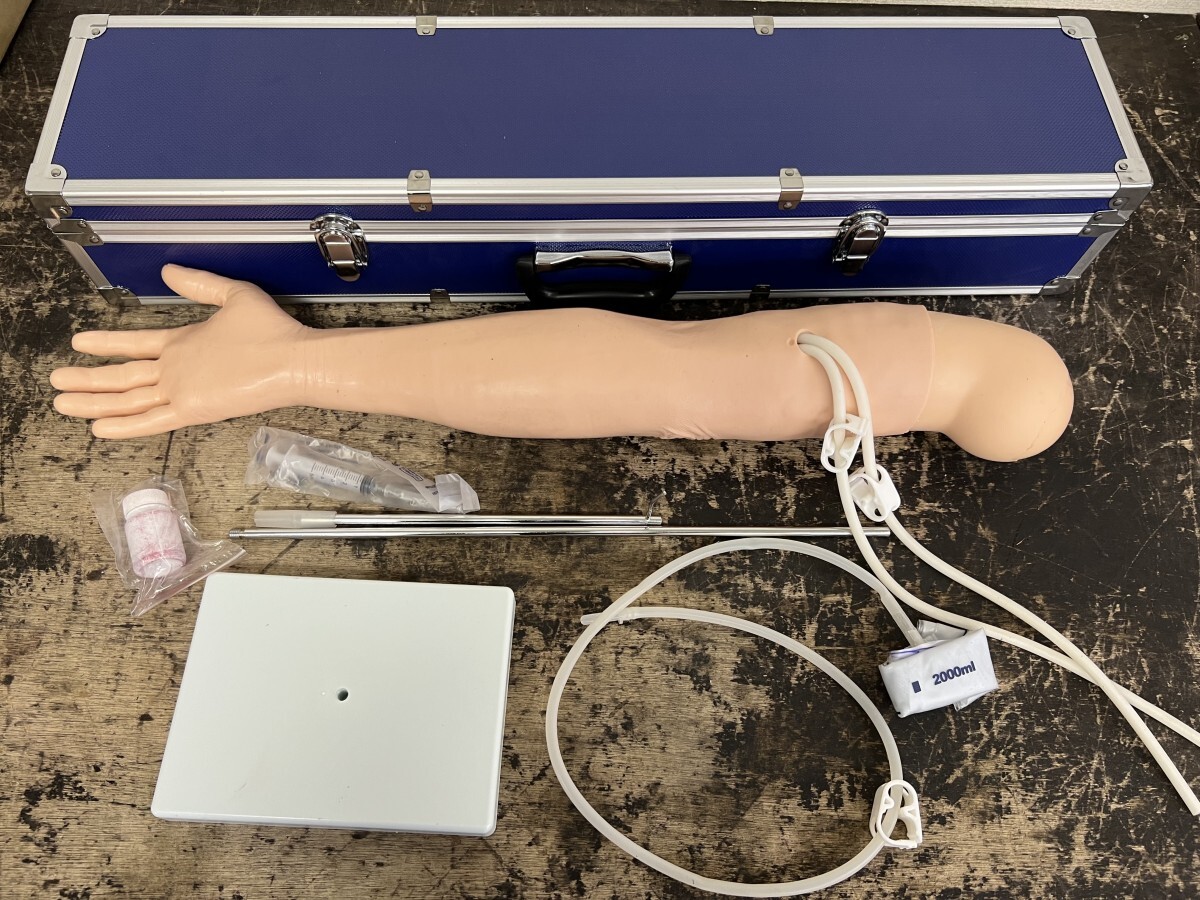人体模型 腕 ゴム製 練習用 医学 点滴拍卖
