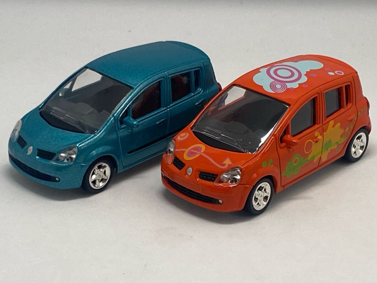トミカサイズ NOREV ノレブ Renault toys Renault modus ルノーモデュス 2種類まとめて拍卖
