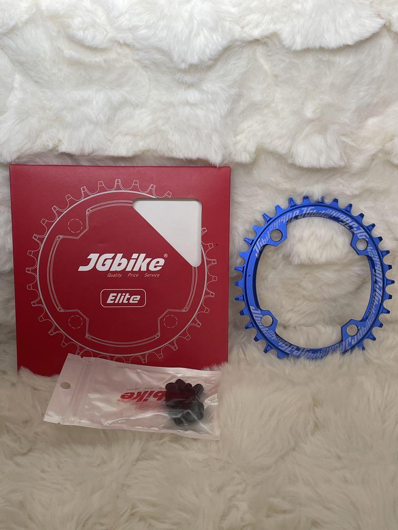 K033 Jgbike ラウンドオーバルチェーンリング 104mm 34T拍卖
