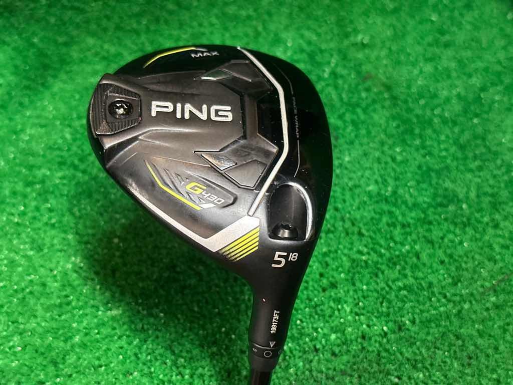 ピンPING G430MAXフェアウェウッド5W18度(R)ALTA J CB ヘッドカバー無し   *MP@1*N*040拍卖