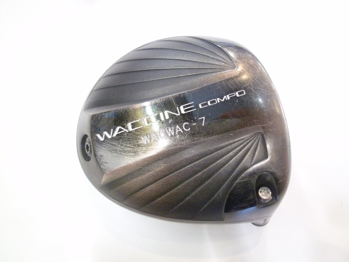 中古 スリーブ付 ヘッド単品GRAVITY WACCINE compoワクチンコンポWACWAC-7ワクワクセブン ドライバー用 パーツ 10.5度*MP@1*V*223拍卖