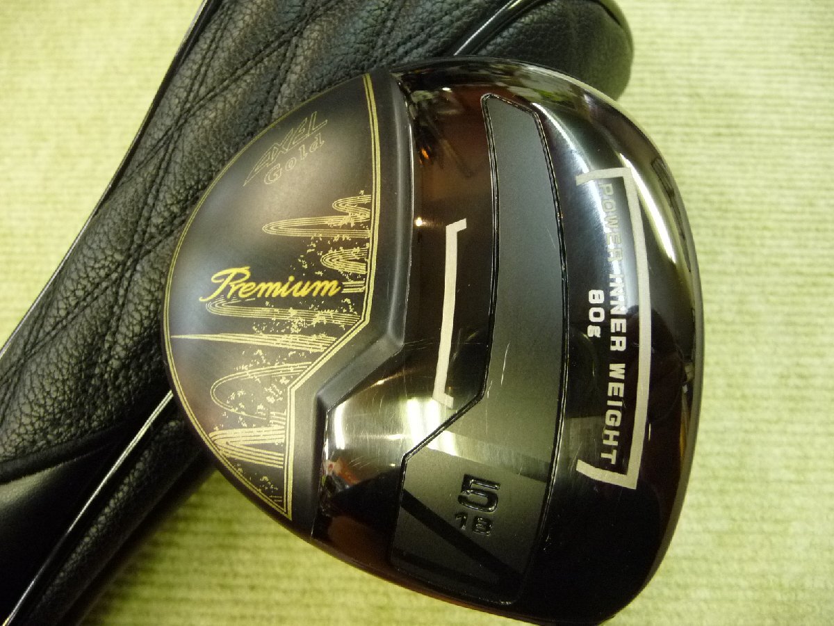 高反発☆チタンフェアウェイウッド☆つるやゴルフ アクセル ゴールド プレミアム6 5W 【18度】AXEL Gold Premium VI(R)    *MP@1*Q*044拍卖