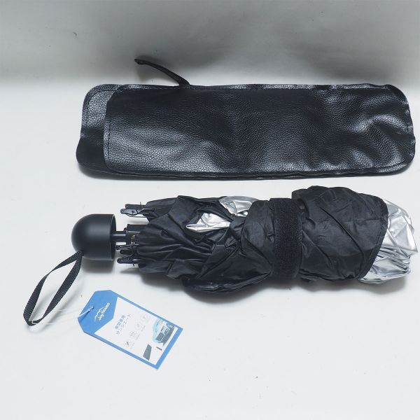 未使用 Joy house サンシェード 傘型折畳式 Sサイズ 下辺126cm 上辺108cm 縦65cm フロント用 日除け 遮光 管18897拍卖