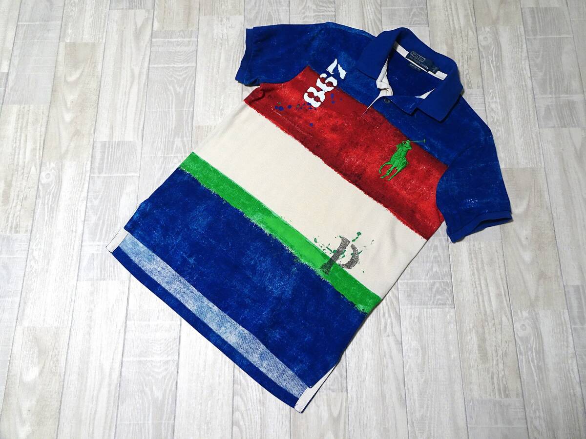 【必見】POLO RALPH LAUREN/ポロ ラルフローレン/メンズ/プリント/ポロシャツ★【TP-20】拍卖