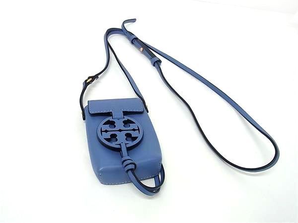 ■新品■未使用■ TORY BURCH トリーバーチ レザー クロスボディ ショルダーポーチ 斜め掛け レディース ブルー系 FG8771拍卖