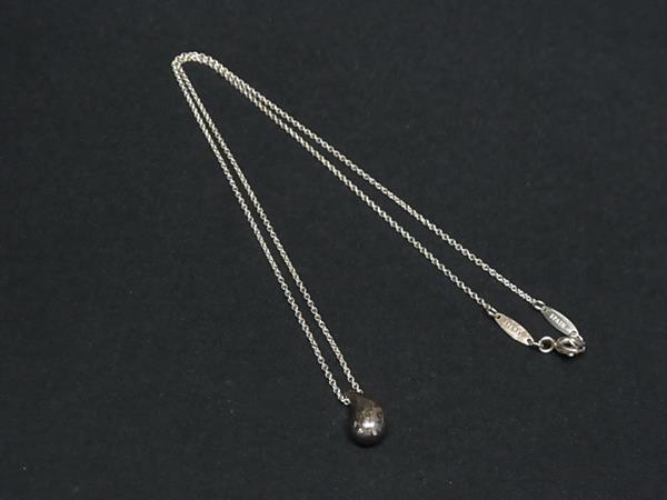 1円 TIFFANY&Co ティファニー エルサペレッティ ティアドロップ SV925 ネックレス ペンダント アクセサリー シルバー系 FJ9792拍卖