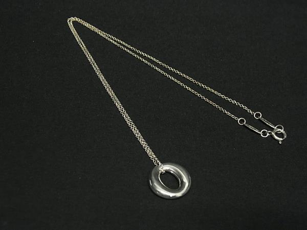 1円 ■美品■ TIFFANY&Co ティファニー エルサペレッティ セビアナ SV925 ネックレス ペンダント アクセサリー シルバー系 FN3890拍卖