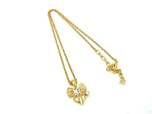 ■美品■ NINA RICCI ニナリッチ ネックレス ペンダント アクセサリー レディース ゴールド系 DF2677拍卖