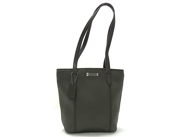 1円 COACH コーチ 6201 ナイロン×レザー トートバッグ ショルダーバッグ 肩掛け レディース グレー系 BP2523拍卖
