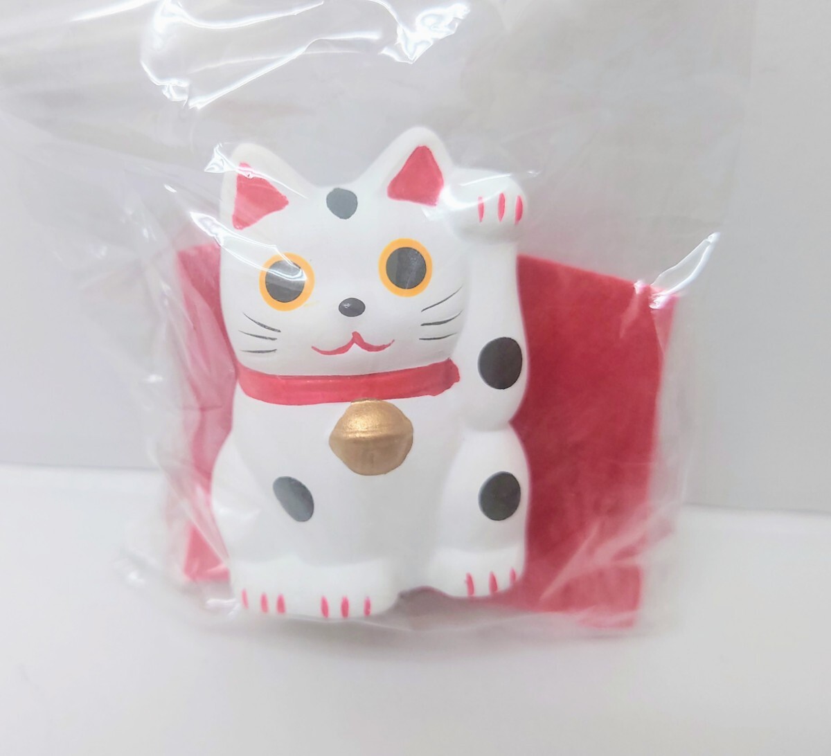 猫柄 猫雑貨 猫グッズ 5㎝ 白猫 招き猫 置物 まねき猫 縁起物 福 ねこ ネコ にゃんこ cat拍卖