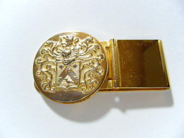 ★マネークリップ ゴールドカラー【OM15】拍卖