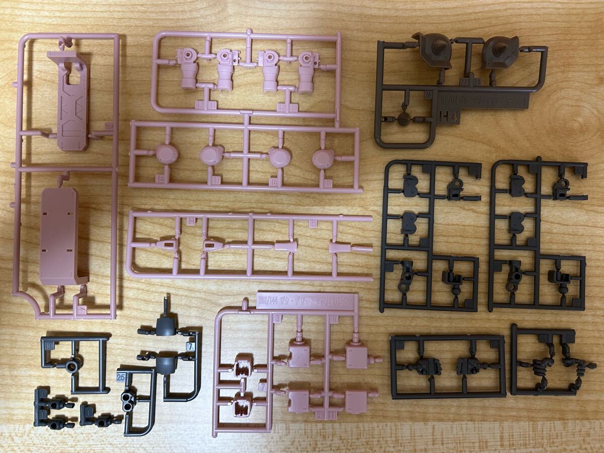 未組立品 HG 1/144 ザク デザートタイプ ピンクパンサー隊機 アームパーツ(腕部) 機動戦士ガンダムMSD バンダイ ガンプラ拍卖