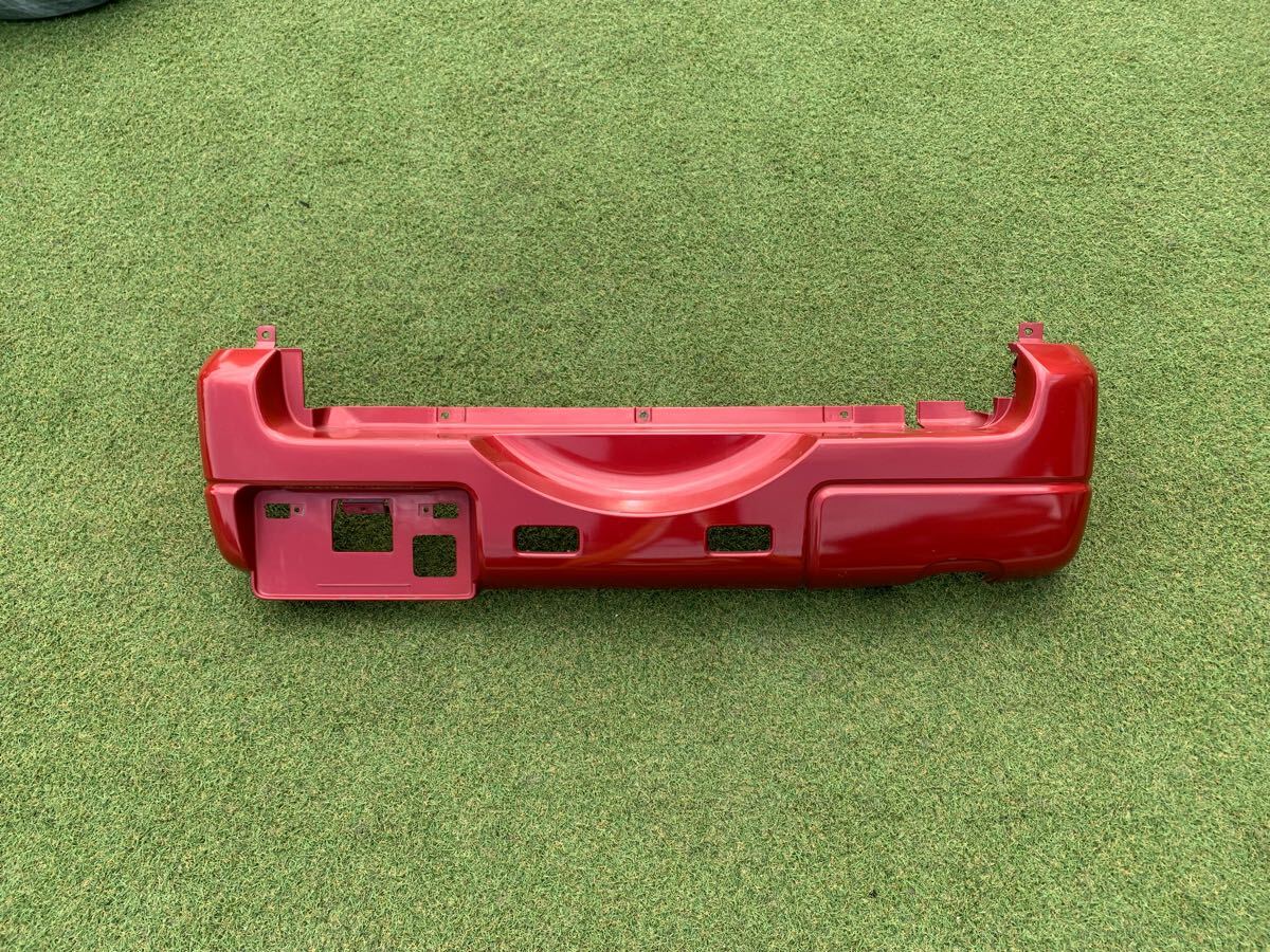 スズキ純正 JB23W ジムニー リアバンパー レッド系 71811-81AA0 【Ah478】拍卖