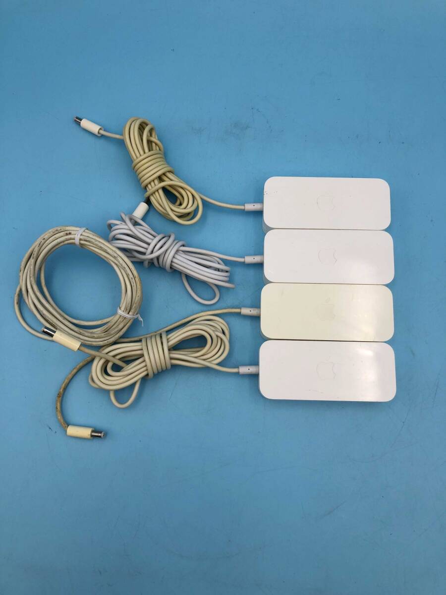 アダプター A1202 【OK10851】 4台 Apple アップル 純正 ACアダプター AirMac Extreme ベースステーション用 【通電のみ】 250707拍卖
