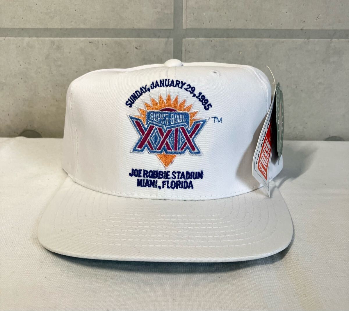 新品未使用 タグ付 / NFL Super Bowl XXIX 1995 Miami Florida / Deadstock スナップバックキャップ / オールドスクール拍卖