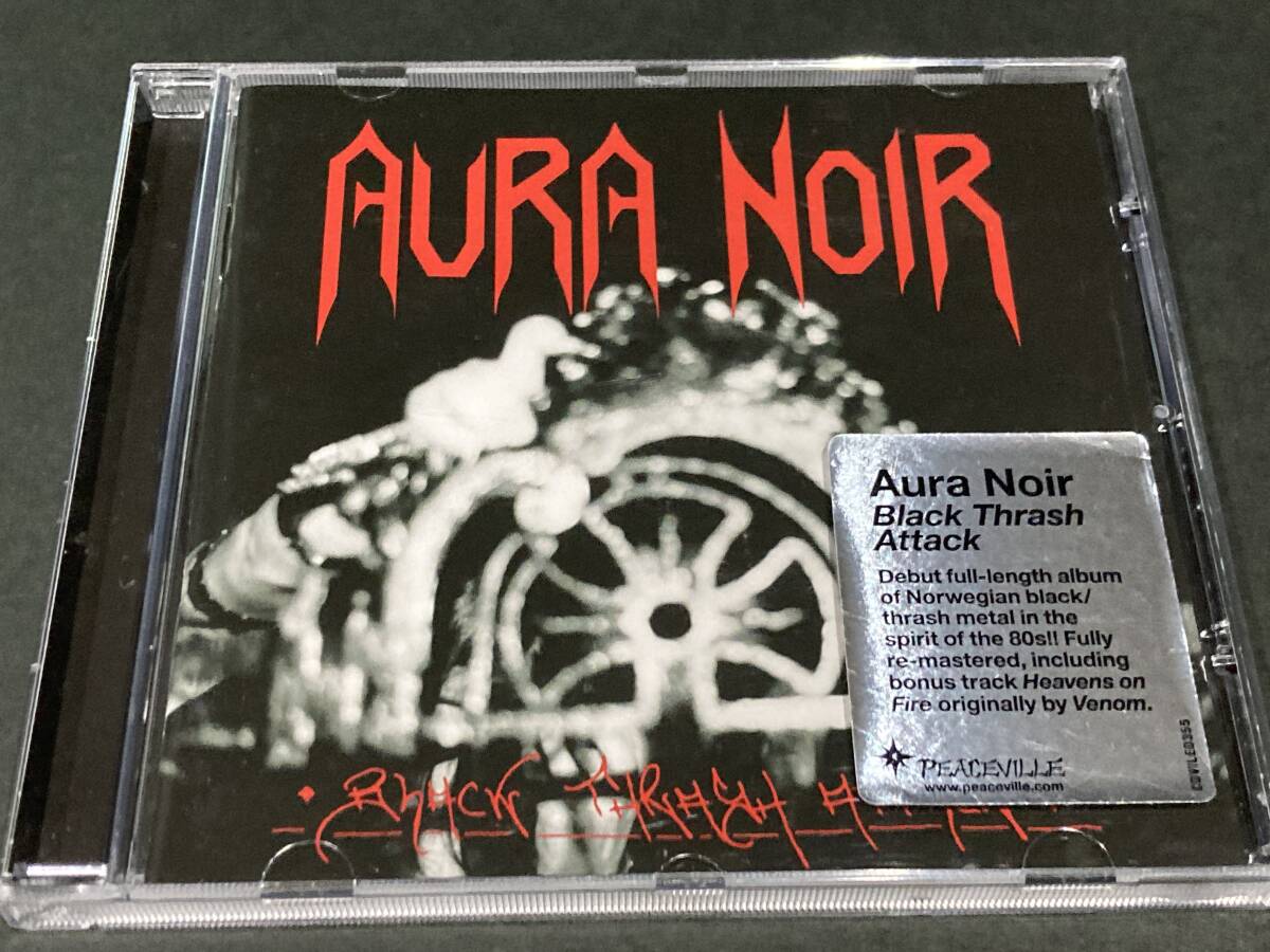 ブラック/スラッシュ・メタル Aura Noir / Black Thrash Attack 輸入盤CD Blackkend Thrash Blasphemer Aggressor Celtic Flost拍卖