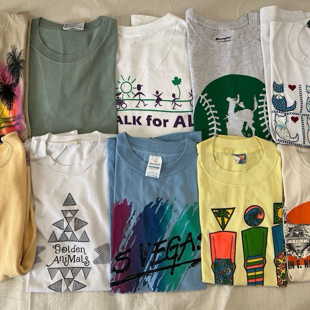 まとめ売り! US古着 アメリカ古着 インポート vintage ビンテージ  ミックス Tシャツ 10枚セット拍卖