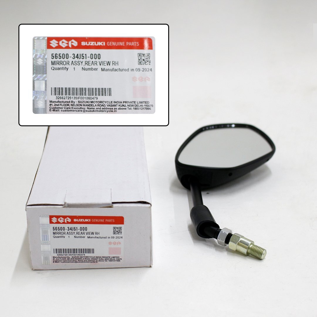 インド SUZUKI 純正 右ミラー アヴェニス125 / バーグマン125 用 56500-34J51-000 アドレス125 アヴェニス125 アクセス1拍卖
